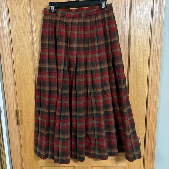 Vintage Pendleton Knockabouts wool tartan plaid skirt - Picture 4 of 5